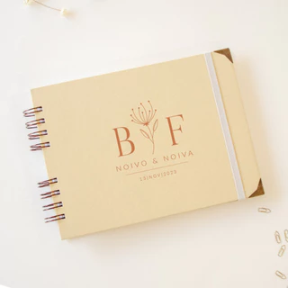 Livro para Mensagens de Casamento - Lóris - 912