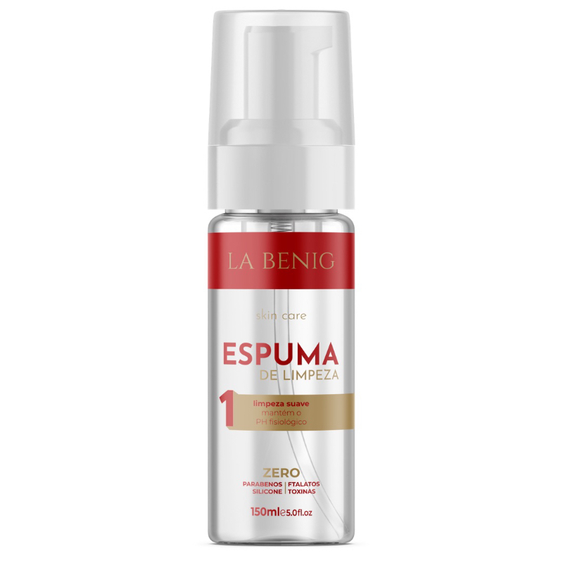 Kit Skin Care La Benig - Limpeza de pele (Espuma de Limpeza Facial