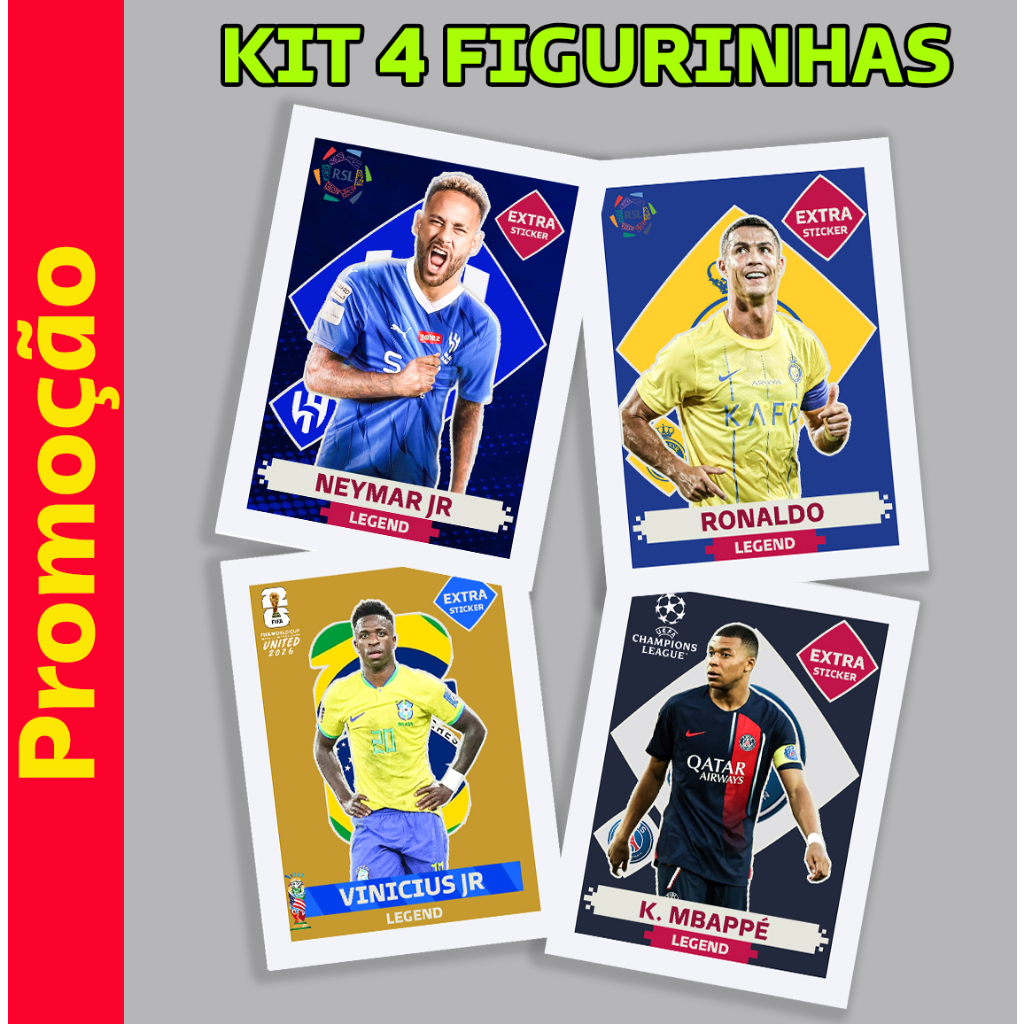 Kit 4 Figurinhas Legend Personalizado | Shopee Brasil