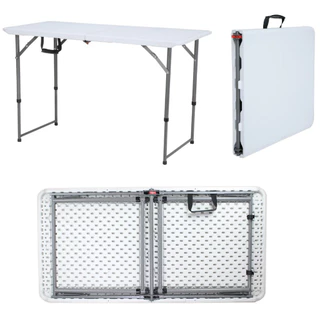 Mesa Dobrável Vira Maleta Portátil Com Alça 1,20m x 60cm Nautika Robust