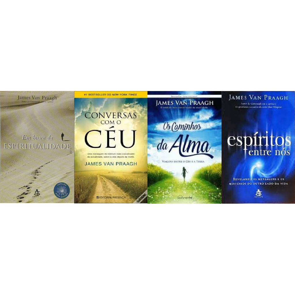 Coleção James Van Praagh - Em Busca Da Espiritualidade / Espíritos ...