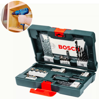 Jogo De Kits Brocas Bosch V-line 41 Peças Jogo Kit De Brocas Madeira Ferro Concreto Para Furadeira Parafusadeiras