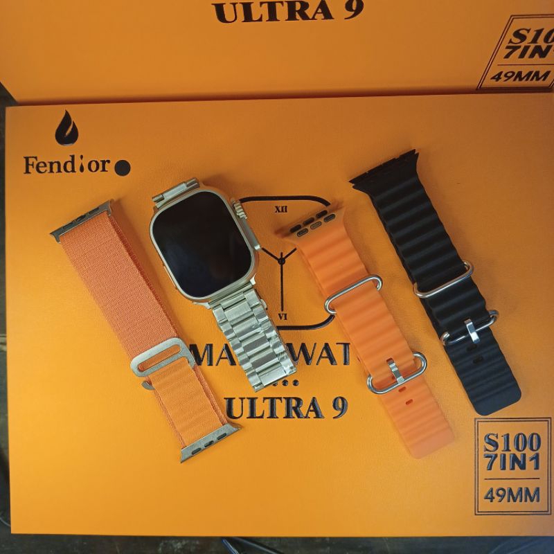 Smartwatch Ultra 9 relógios bip 3 esportivo Novo Ultra 8 2023 produto novo lançamento atualizado s100 promoção smartwatch 9 utra 7 pulseiras...