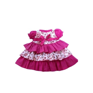 ROUPA Vestido Conjunto para Boneca Tipo Bebê Reborn (BONECA NÃO INCLUSA)