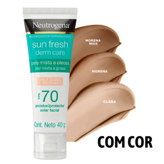 Neutrogena Protetor Solar Sun Fresh Pele Oleosa Clara Fps 70 40G