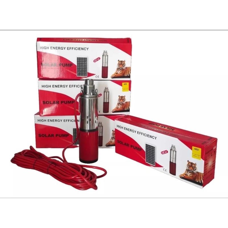 Bomba d'água solar submersível 400w / 48V - liga direto no painel solar