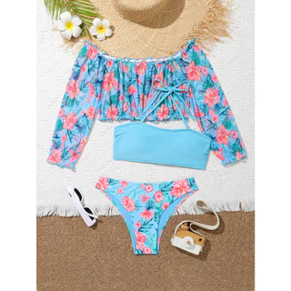 Conjunto Juvenil Com Saida De Praia 2023 A2054/A2032/A2033
