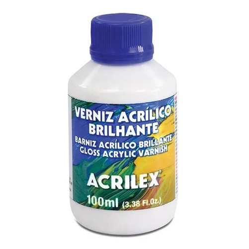 Verniz Acrílico Brilhante Acrilex 100ml Original