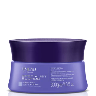 AMEND MÁSCARA MATIZADORA EXPERTISE SPECIALIST BLONDE 300G em Oferta na Shopee
