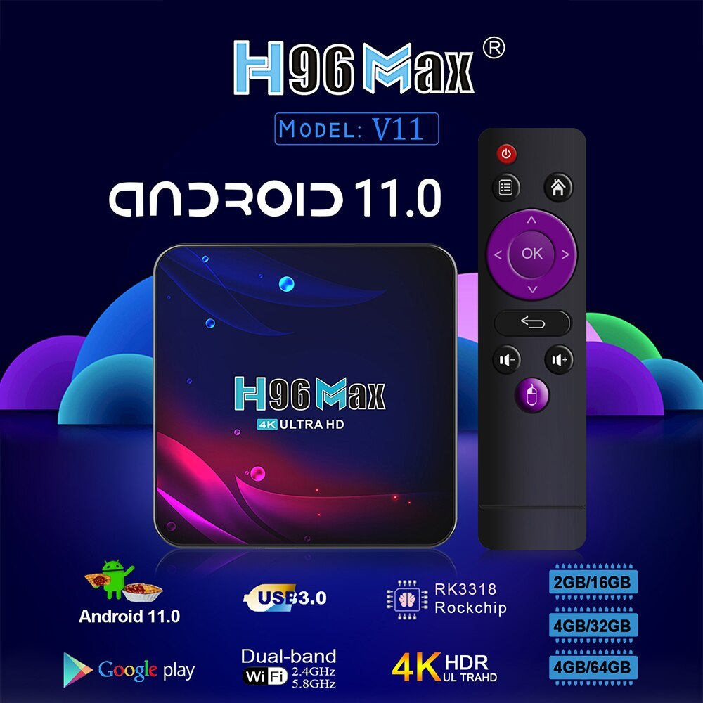 H96 max H8 Android 9 TV Box