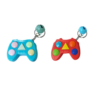 Mini jogo da memoria com chaveiro joystick e guizo colors a