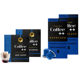 Kit Chapada de Minas -  20 sachês Drip Coffee + 20 cápsulas Coffee Mais