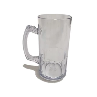 Kit 5 Canecas Chopp Cristal Sangel 500Ml Resistente Transparente