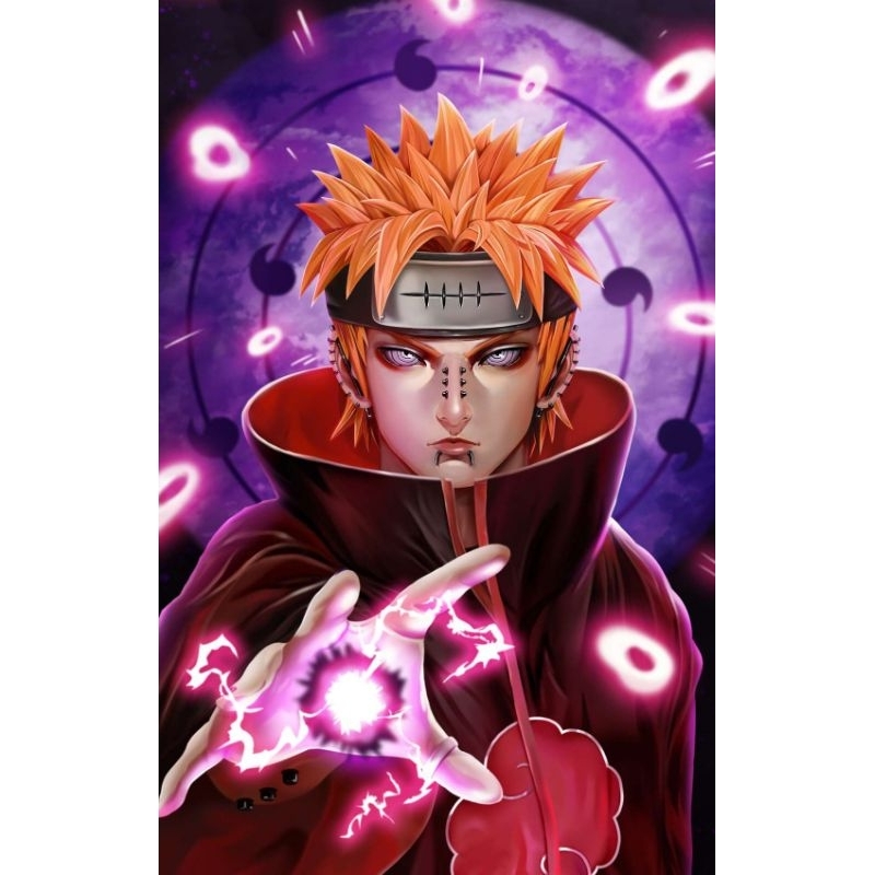Quadro decorativo Naruto Modo Kurama Naruto Clássico