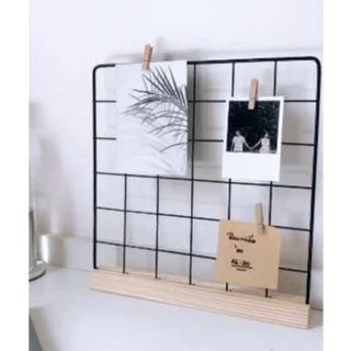 1 Suporte Memory board, 32cm de madeira perfeito para organizar sua grade Memor board painel de fotos