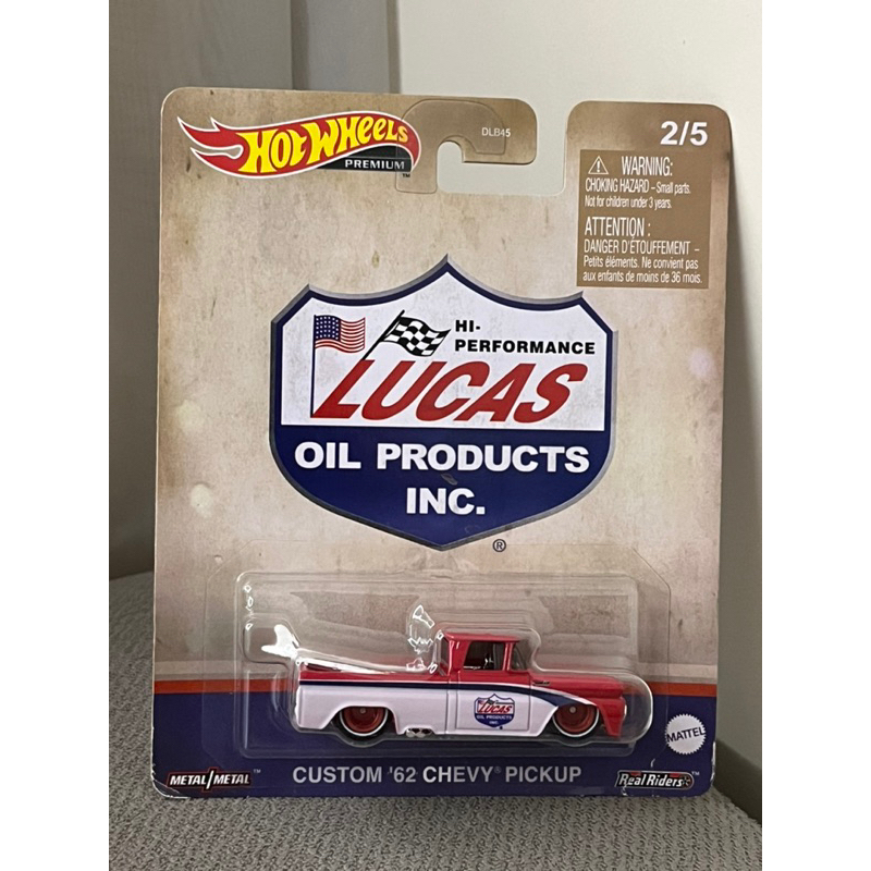Hot wheels Premium Custom 62 Chevy Pickup (Lucas Oil)🇺🇸