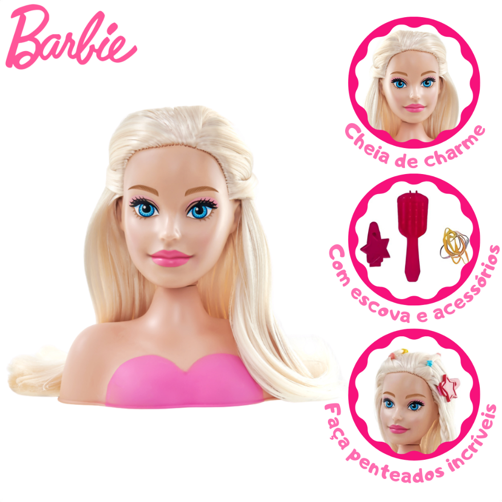 Boneca Barbie no Cabeleireiro