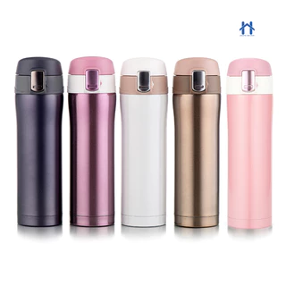 Garrafa Aço Inox 304 Squeeze Isotermica Quente e Frio Com Trava de Segurança 500ml