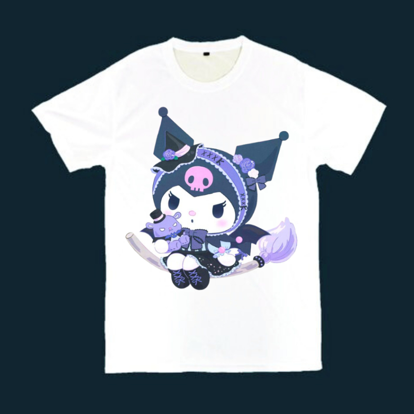 Kuromi 💜 ✌️ en 2023  Lindas camisetas, Camisetas de halloween