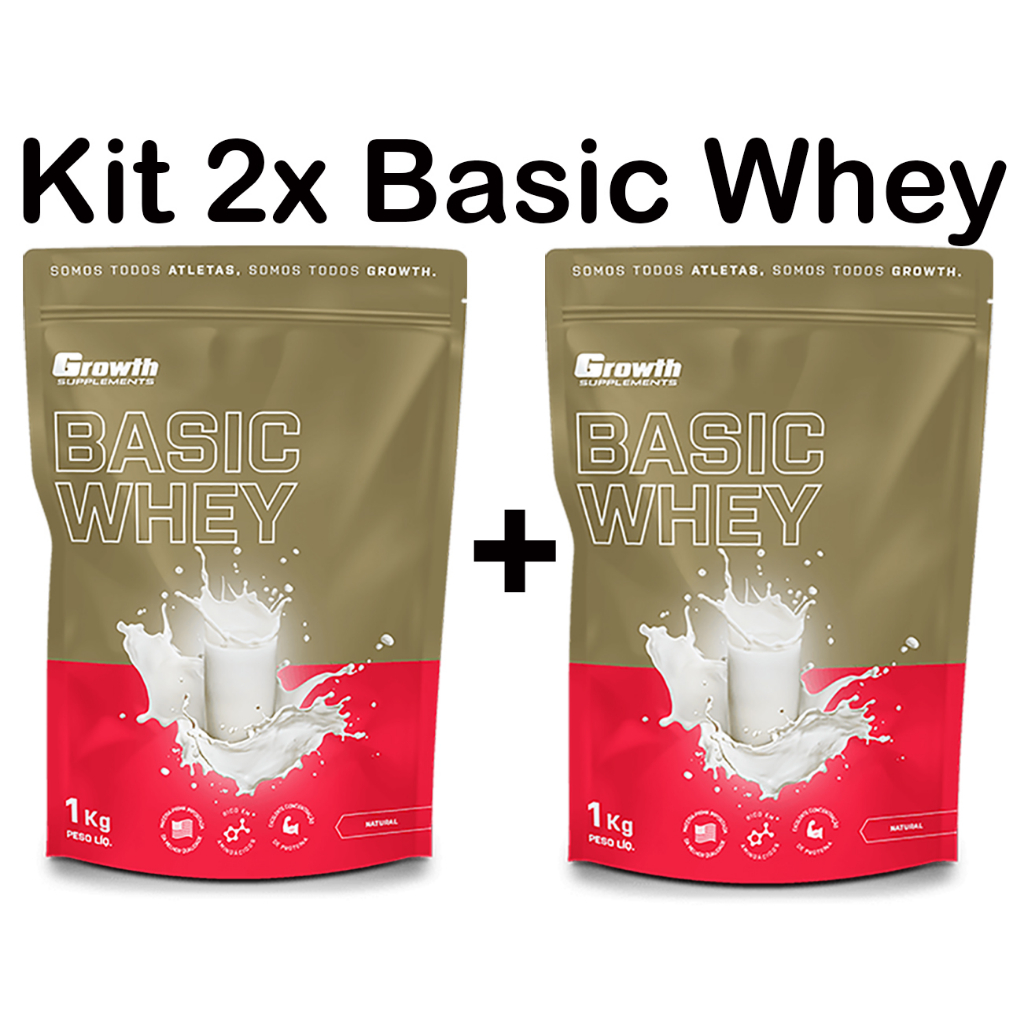 Kit 2x Basic Whey Protein – Growth Supplements