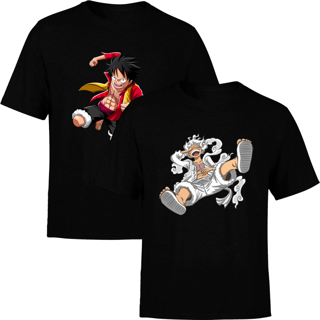 Camisa Do One Piece Monkey D Luffy Traje Roupa Blusa Camiseta Herói Anime