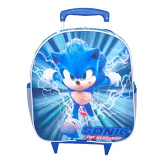 Kit Mochila Infantil Escolar Sonic Runners com Rodinhas - Chic Outlet -  Economize com estilo!