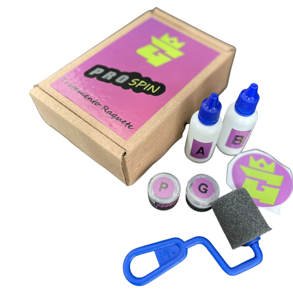 Tratamento Pro Spin Raquete Beach Tennis Kit faça vc mesmo | Shopee Brasil