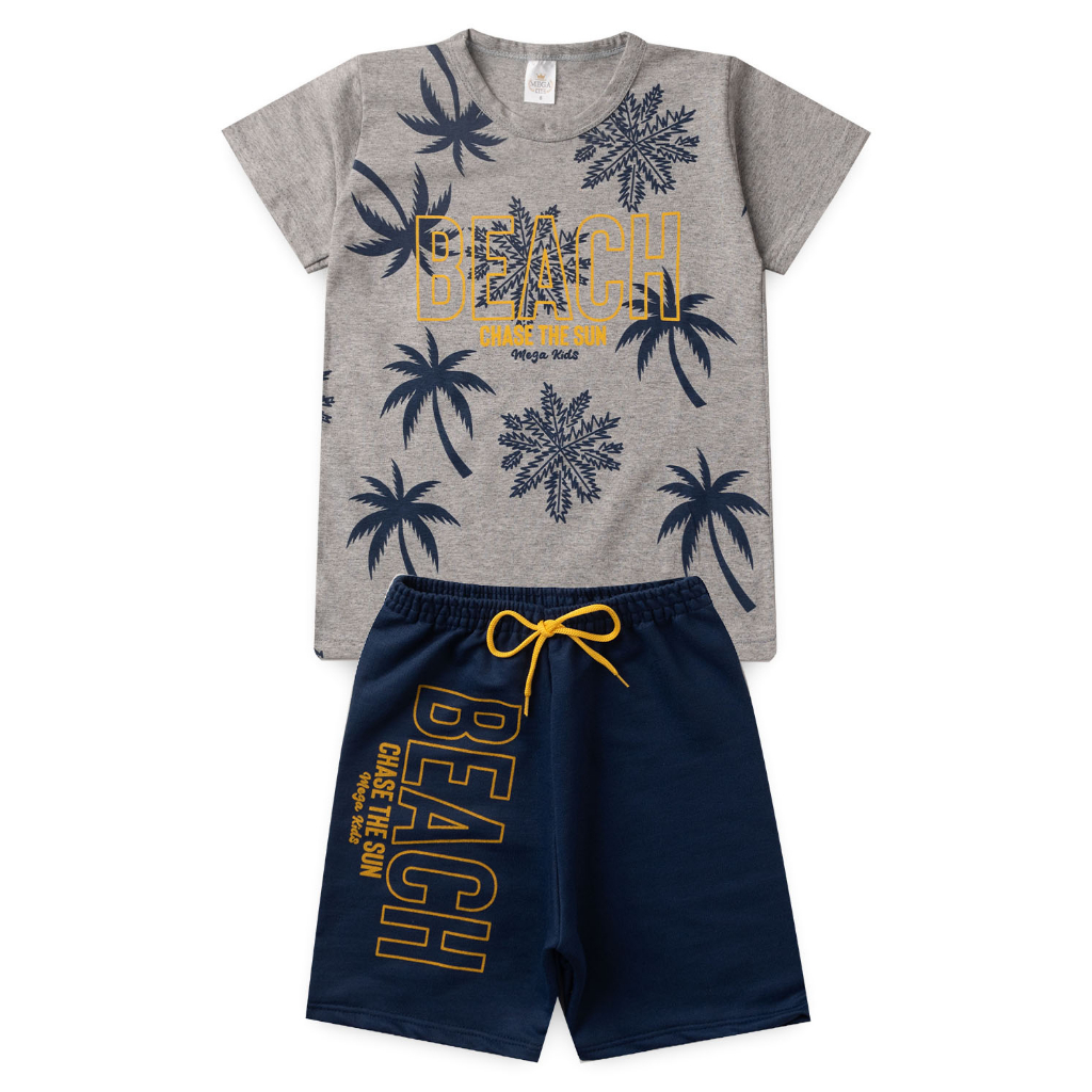 Conjunto Infantil e Juvenil Menino Masculino 2 ao 14 - Pronta Entrega