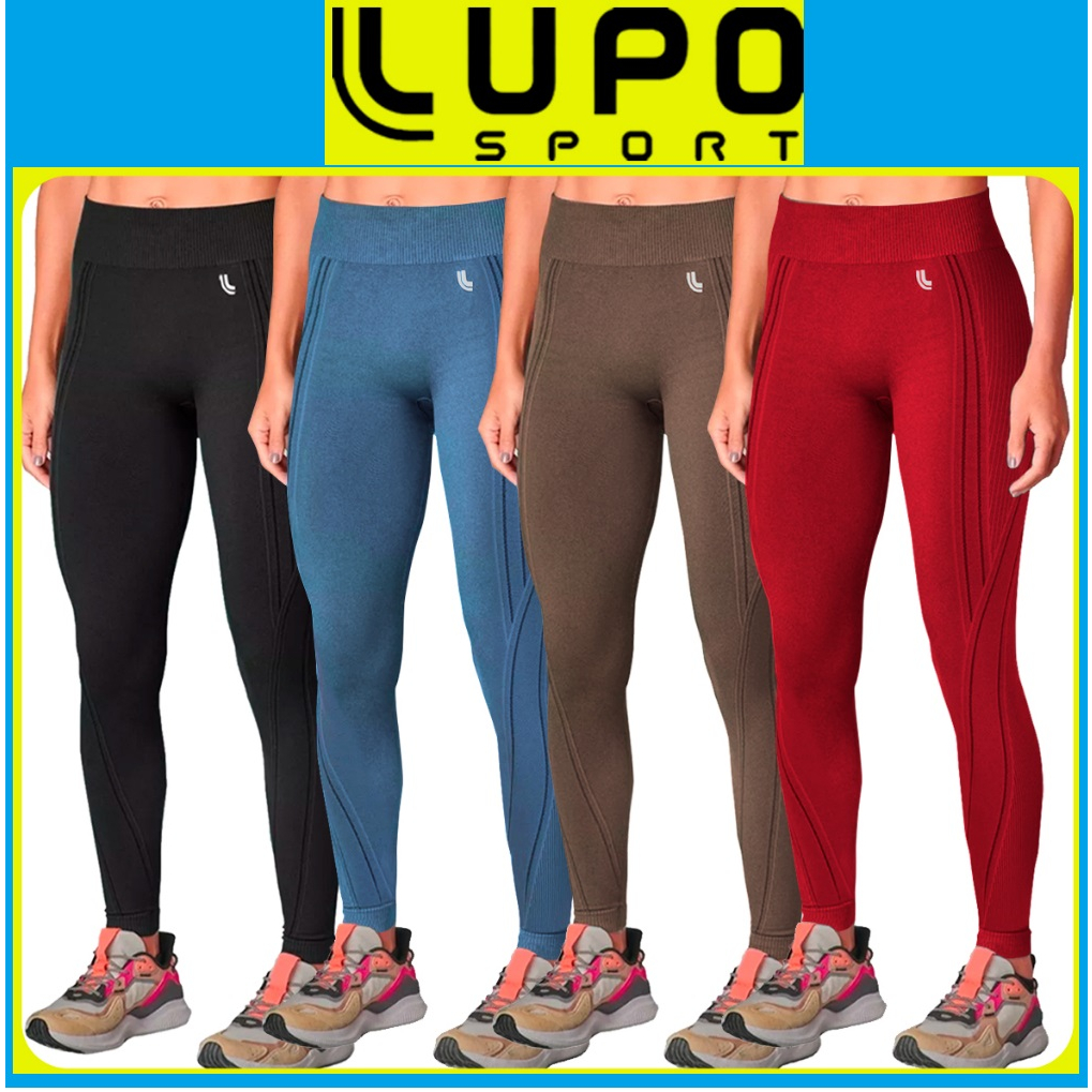 Calça Legging Lupo Mescla Print Fitness S/costura 71795-001