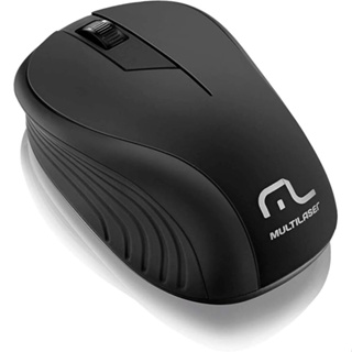 Mouse Sem Fio Multilaser Office Mo212 Preto Wireless Notebook - 3 Anos Garantia