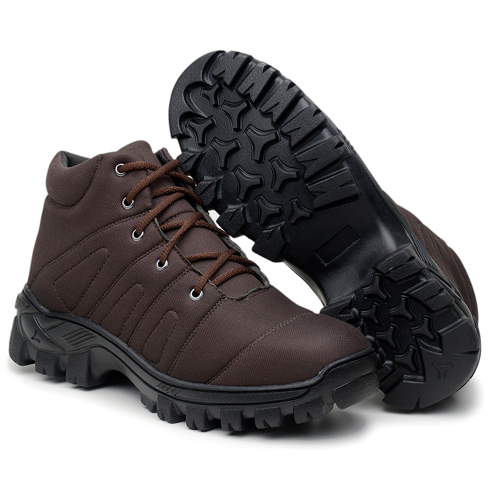 Bota Coturno CaterpiIIar Café X3 Couro Masculina Cat - Vancouver