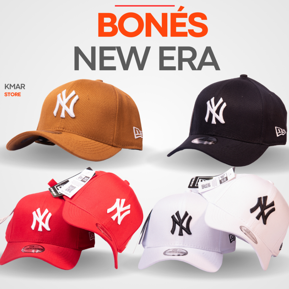 Boné unissex Aba Curva NY New York Yankes Masculino e Feminino TODAS CORES