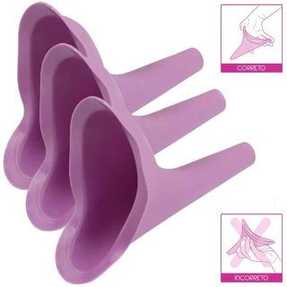 Kit com 3 Urinol Mictório Pipix Mijador Fazer Xixi em Pé Prático Higiênico