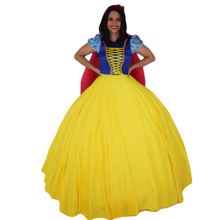 Fantasia Adulto Branca de Neve Profissional