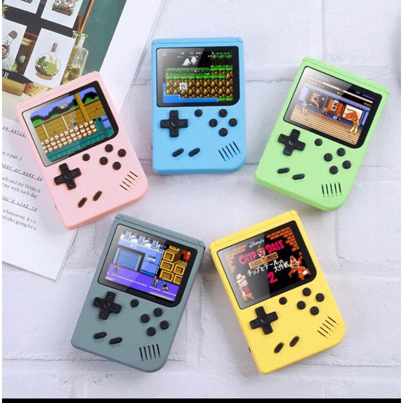 Mini Game Portátil Retro Com 500 Jogos 10 Cores