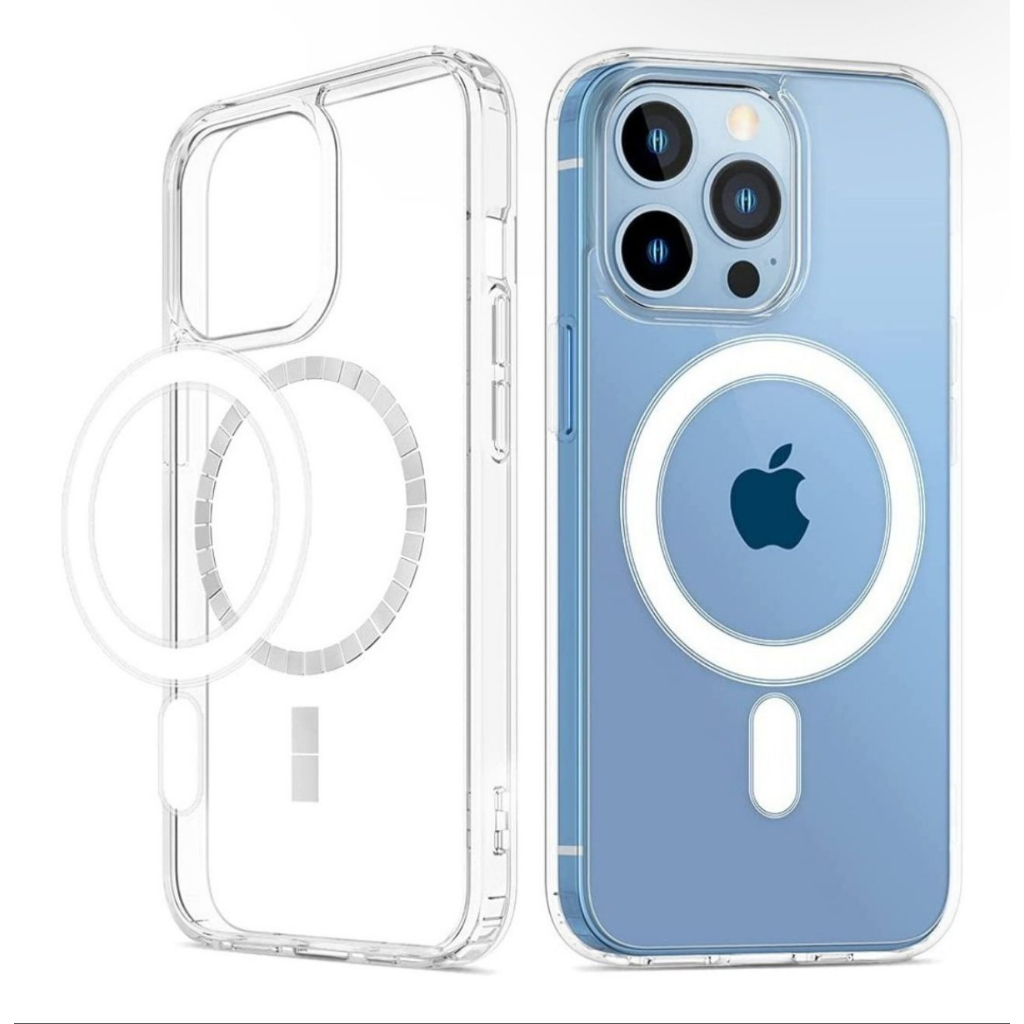 Cool Carcasa Magnética Transparente para iPhone 11