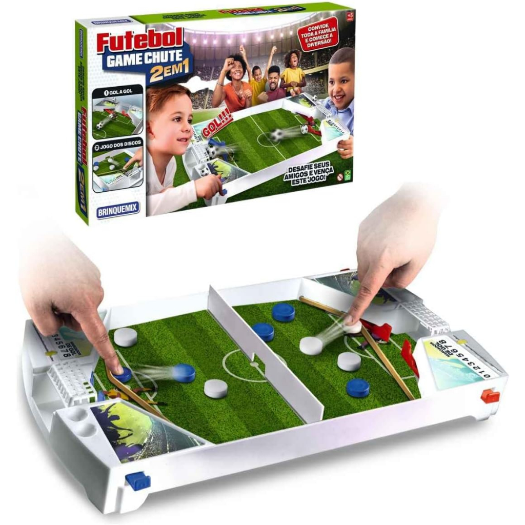 Futebol Tabletop Jogo com placar Interativo Table Soccer Game Dois  Jogadores Crianças Adultos Partes Família Noite Aniversário Presente