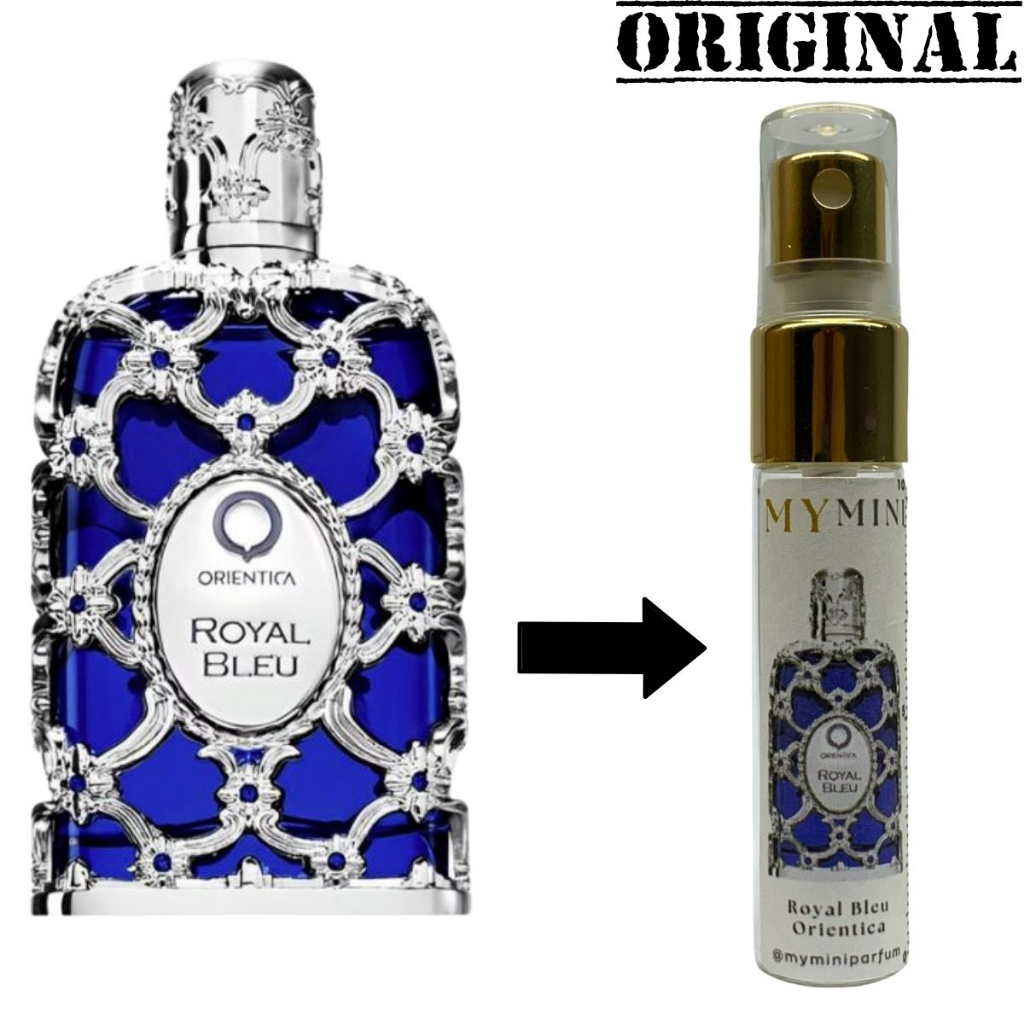 Perfume Royal Bleu Orientica Eau de Parfum 2ml a 10ml - O.R.I.G.I.N.A.L.