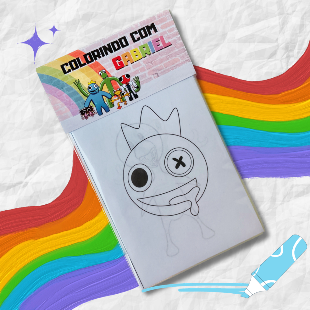 Páginas para colorir Origem Rainbow Friends – Colorindo páginas