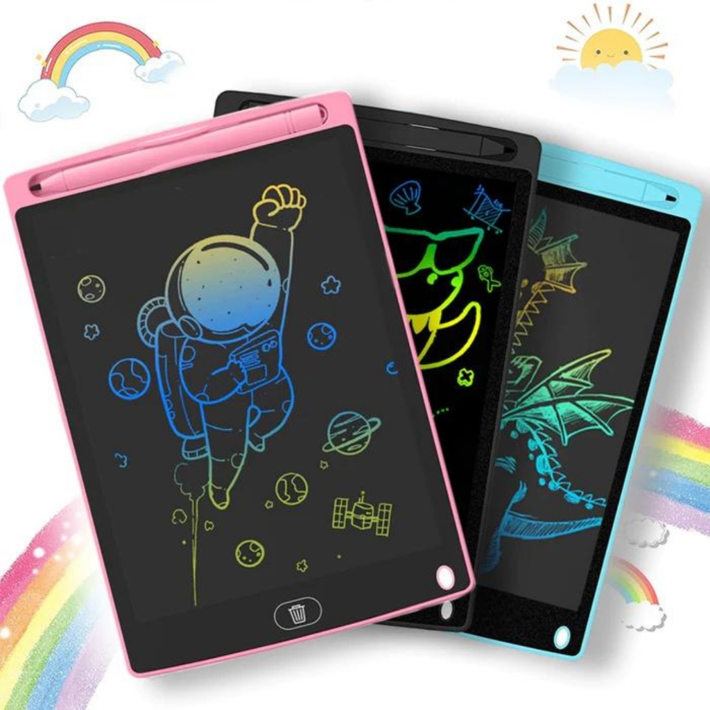 Nova mágica pintura eletrônica desenho placa de colorir doodle pintura  digital tablets placa de desenho para crianças brinquedos presente  aniversário - AliExpress