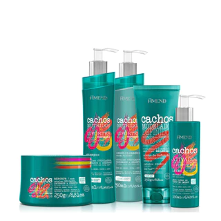 Amend Kit Cachos  4 passos + leave-in crespo em Oferta na Shopee