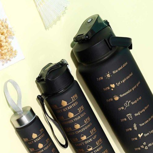 Garrafas LISAS motivacionais ( tamanhos variados )