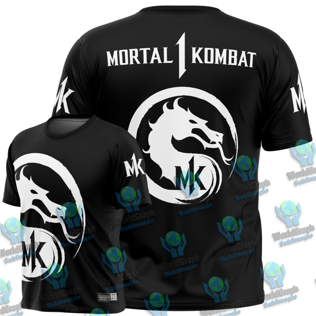 Camiseta Cosplay Mortal Kombat 1 2023