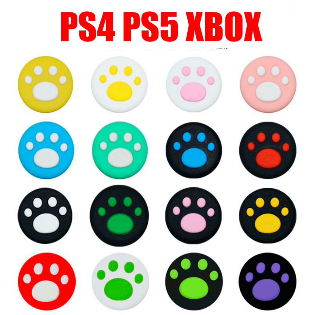 Par de Grip Pata de Cachorro para controle Ps3,Ps4, Ps5, Xbox One, Xbox X/S Ótima qualidade
