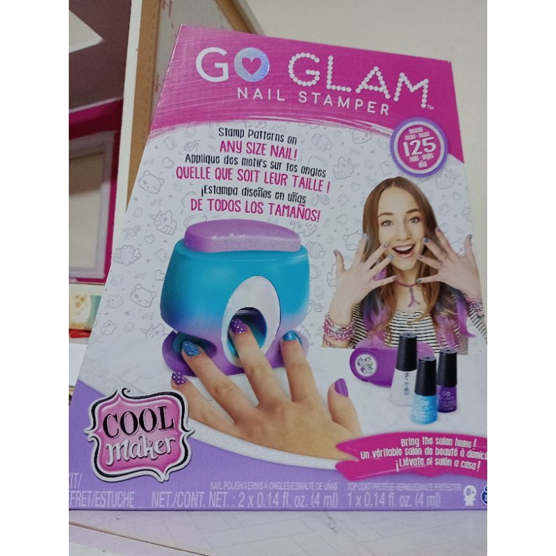Go Glam - Nail Stamper - Kit de Decorar Pintar Unhas - Sunny - JP