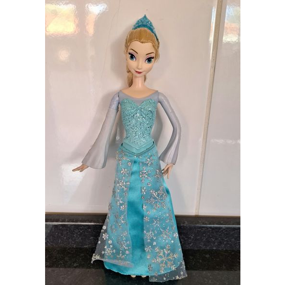 BONECA DISNEY FROZEN PRINCESA ELSA EM AÇAO MATTEL CGH15