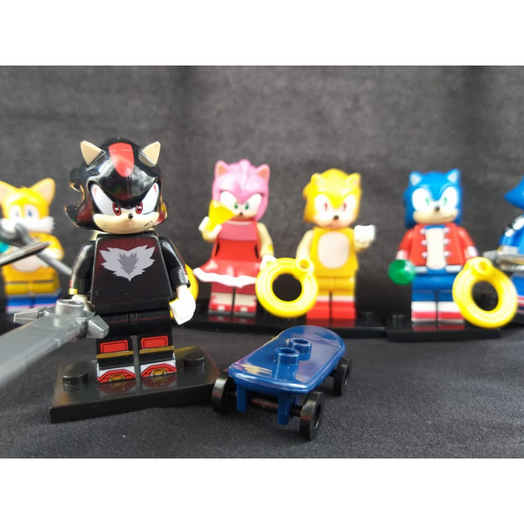 Boneco Sonic The Hedgehog Action Figure Montável 10cm - Ri Happy