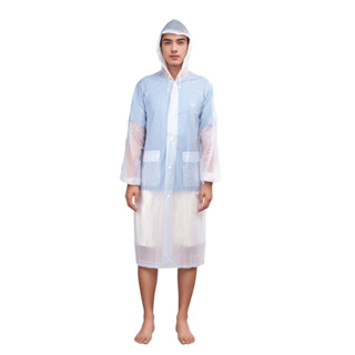 Capa de chuva adulto masculina feminina com capuz de PVC impermeável