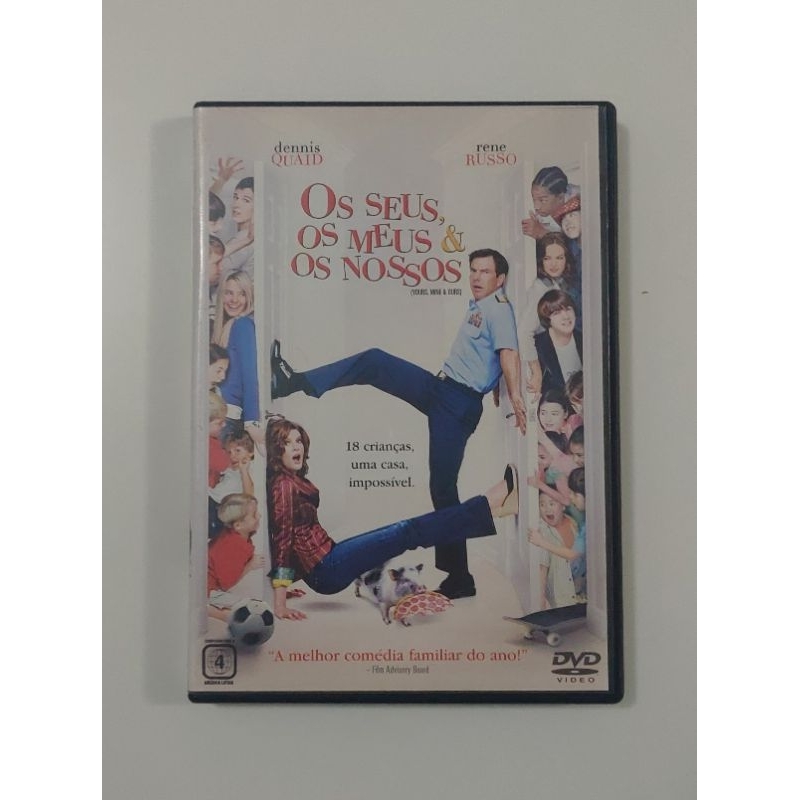 Dvd Os Seus, Os Meus & Os Nossos Yours, Mine & Ours (Original) Shopee Brasil