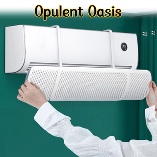 Opulent Oasis>>Pára-brisa de ar condicionado anti-sopro direto universal à prova de vento montado na parede saída de ar defletor armadilha guia de ar frio